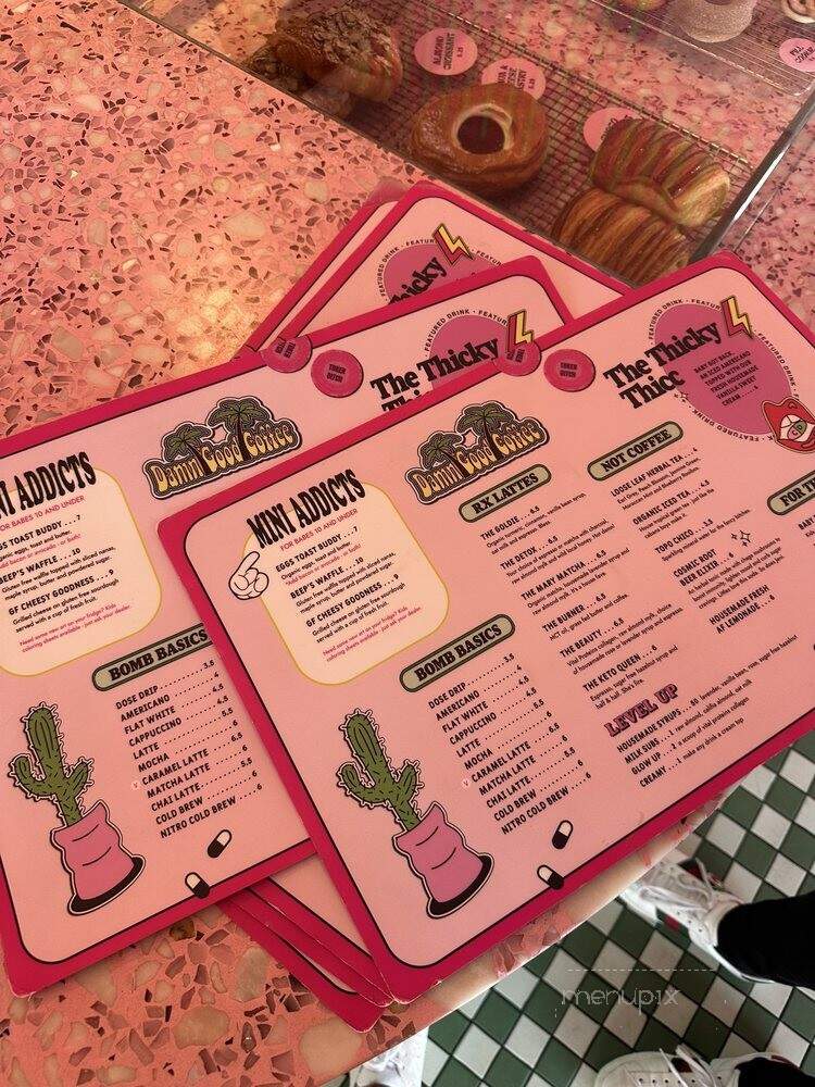 Coffee Dose - Costa Mesa, CA menu_pic