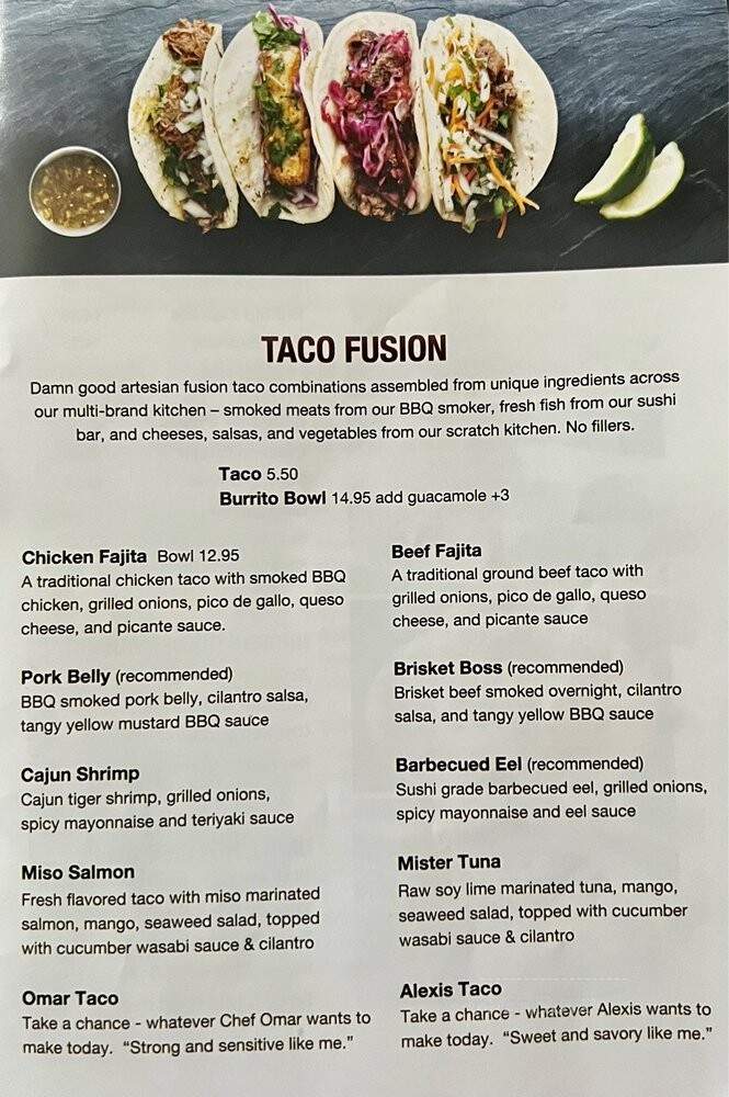 Dragonfly - Woodbridge, NJ menu_pic