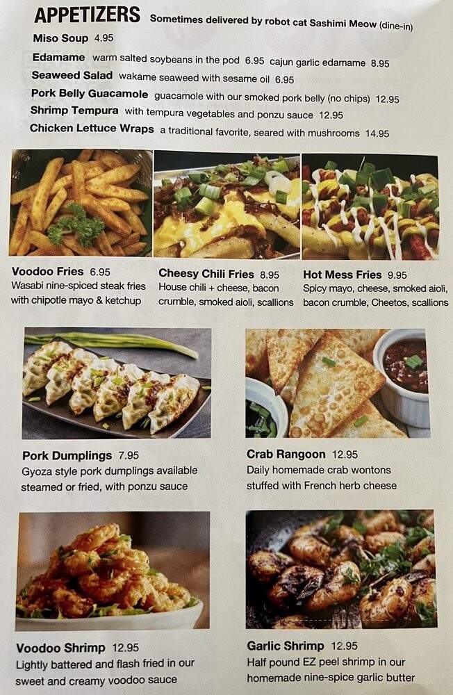 Dragonfly - Woodbridge, NJ menu_pic