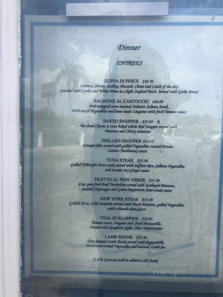 Le Vele - Georgetown, IL menu_pic