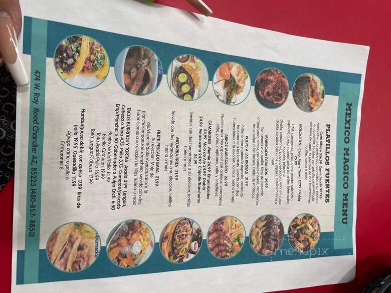 Mexico Magico & Cantina - Chandler, AZ menu_pic