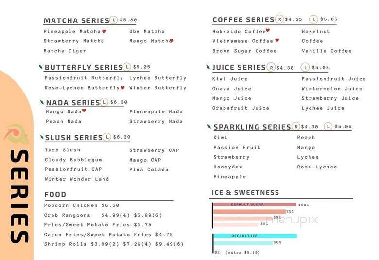 Rapha Tea - Chandler, AZ menu_pic