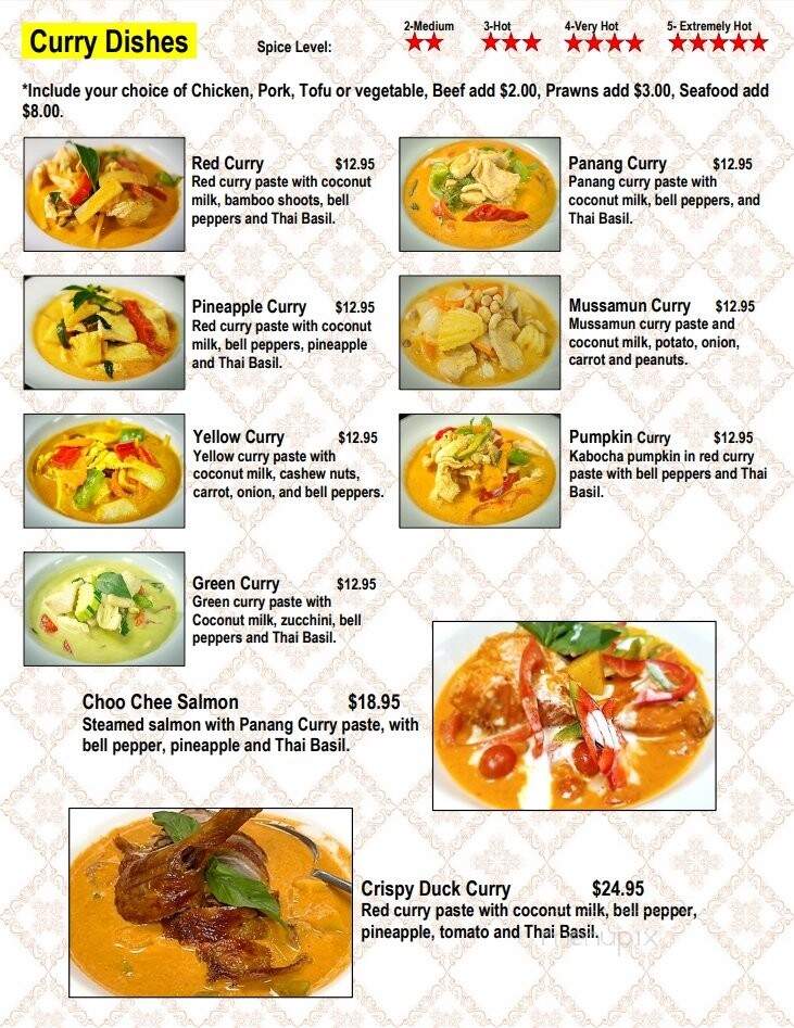 See Fah Thai Cuisine - Renton, WA menu_pic