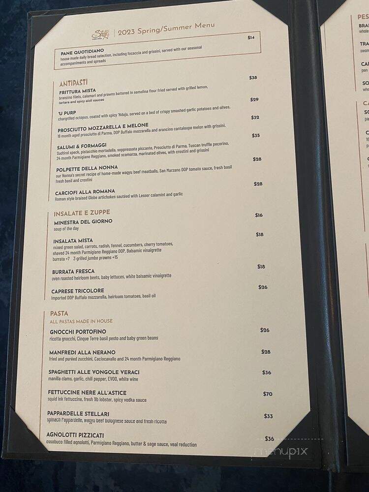 La Stella Cucina Verace - Dallas, TX menu_pic