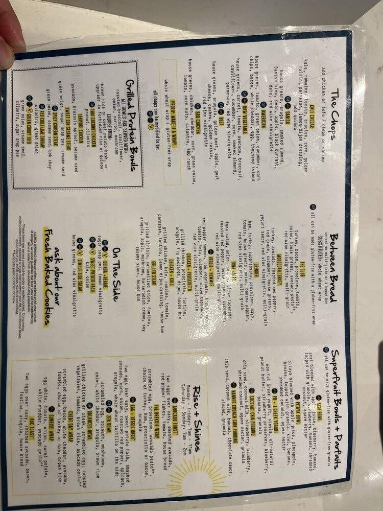 Original ChopShop - Houston, TX menu_pic
