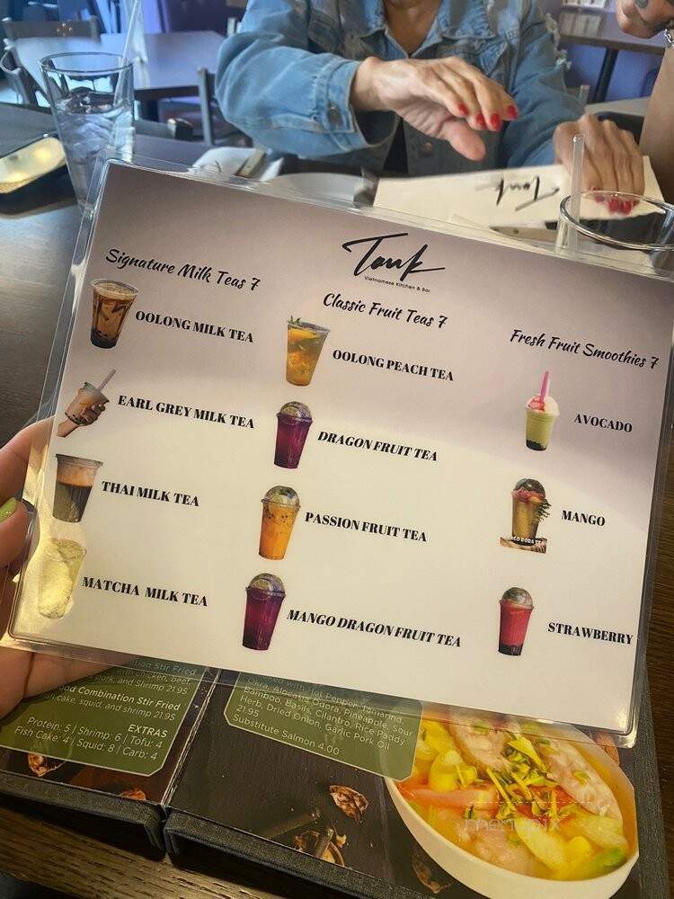 Tank Kitchen & Bar - Chicago, IL menu_pic