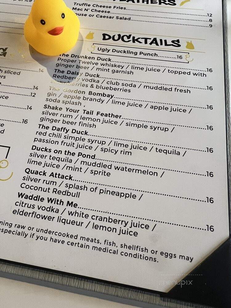 The Ugly Duckling - Rockville Centre, NY menu_pic