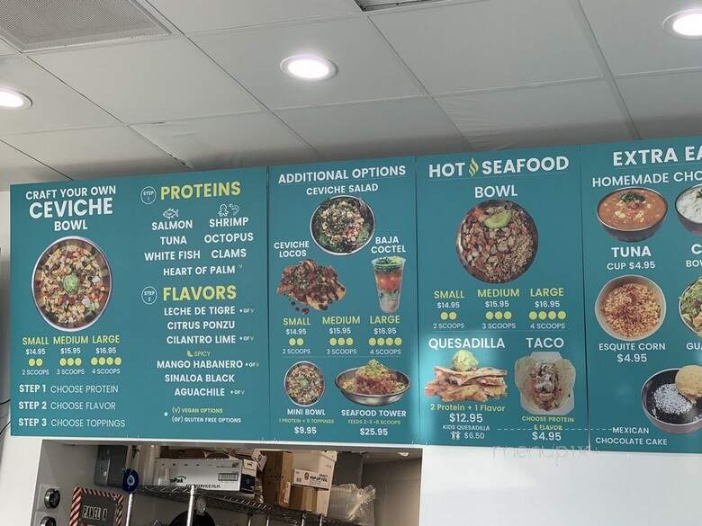 Ceviche Craft - San Diego, CA menu_pic