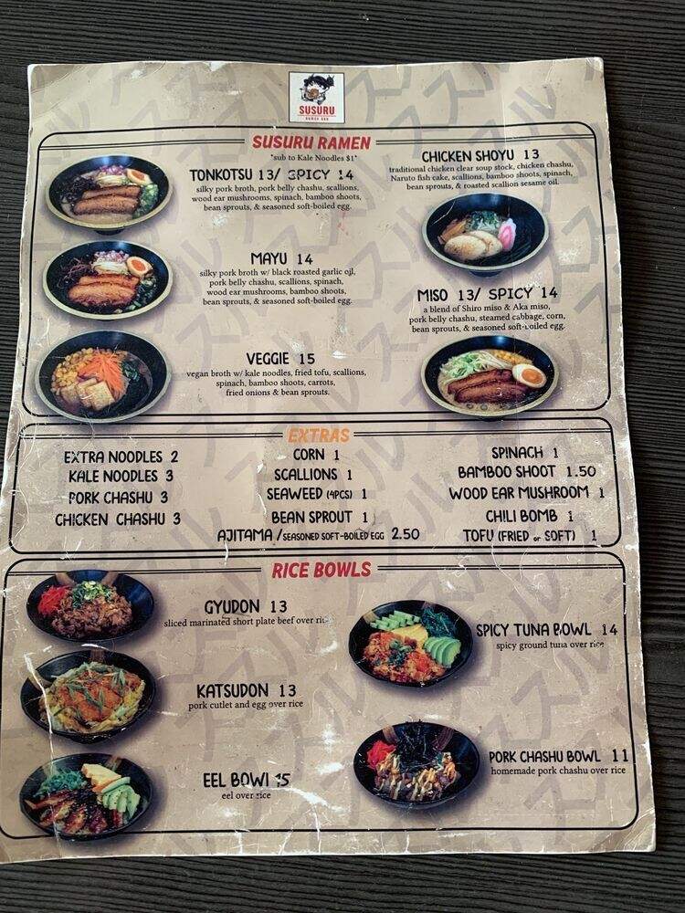 Susuru Ramen Bar - Los Angeles, CA