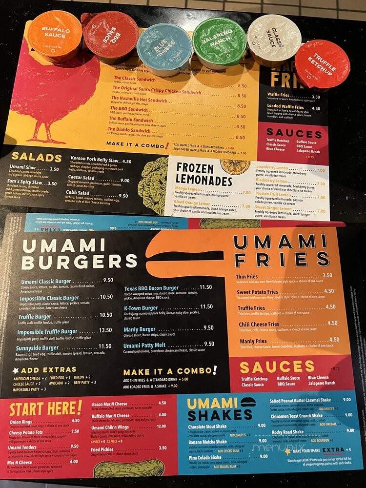 Umami Burger - Beverly Hills, CA menu_pic