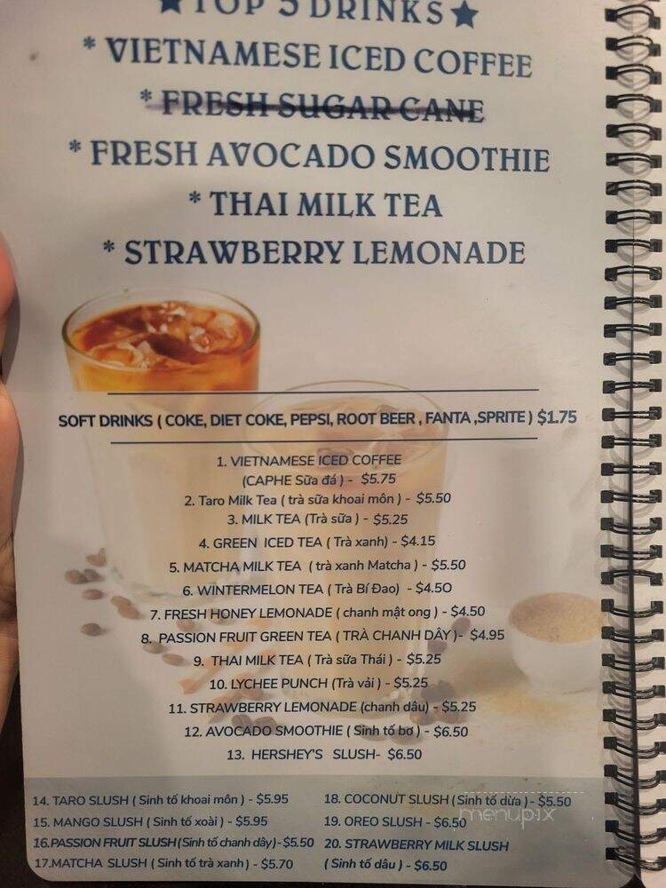The Pho - Stockton, CA menu_pic