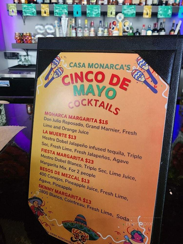 Casa Monarca Mexican Restaurant - Fort Lauderdale, FL menu_pic