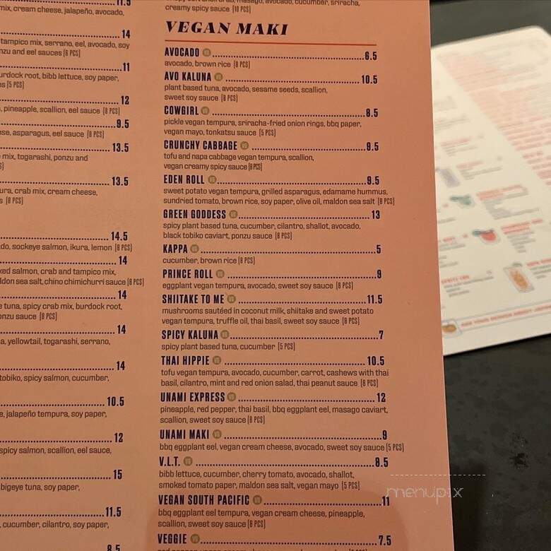 Blue Sushi Sake Grill - Chicago, IL menu_pic