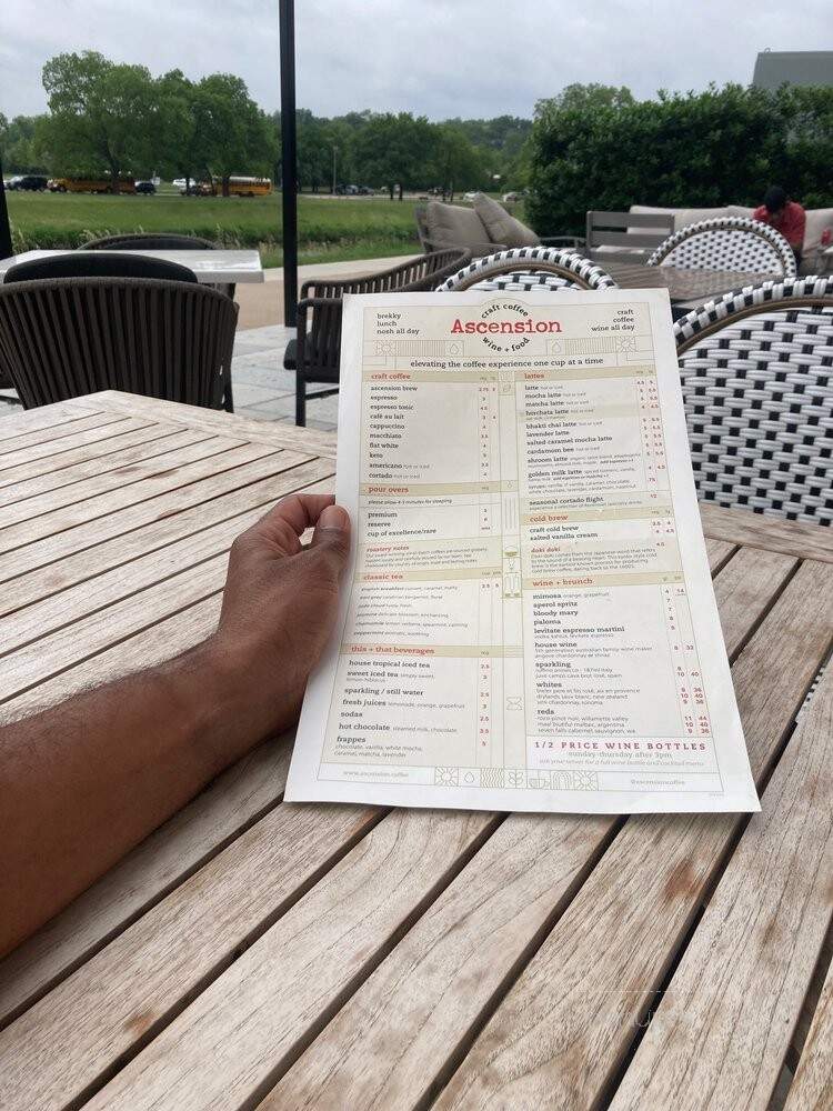 Ascension Coffee - Fort Worth, TX menu_pic
