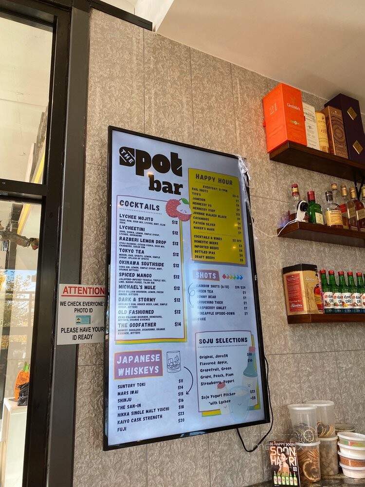 The Spot - Rockville, MD menu_pic