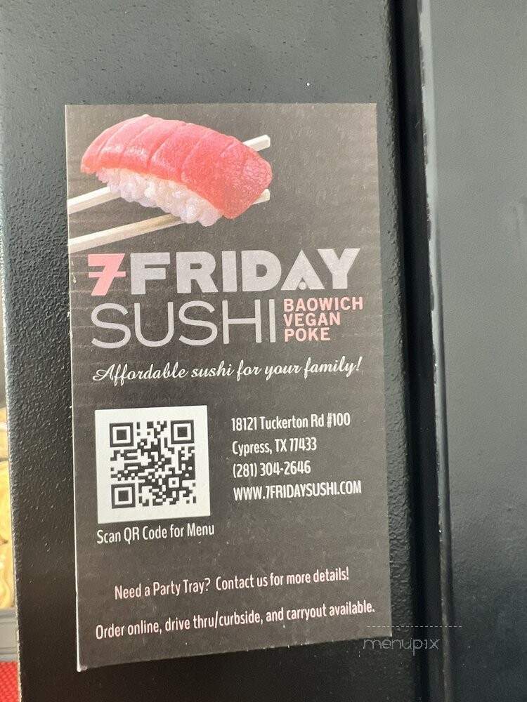 7Friday Sushi - Cypress, TX