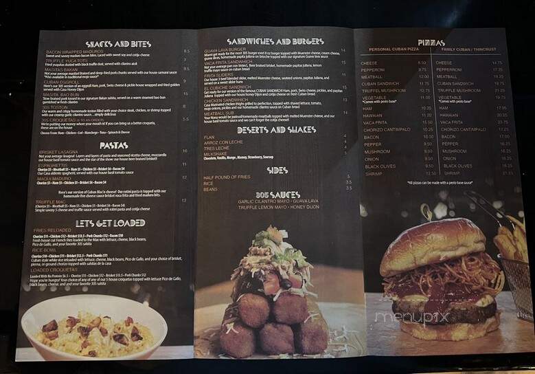 Casa 305 - Miami, FL menu_pic