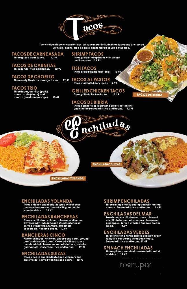 Casa Blanca Mexican Restaurant - Murfreesboro, TN menu_pic