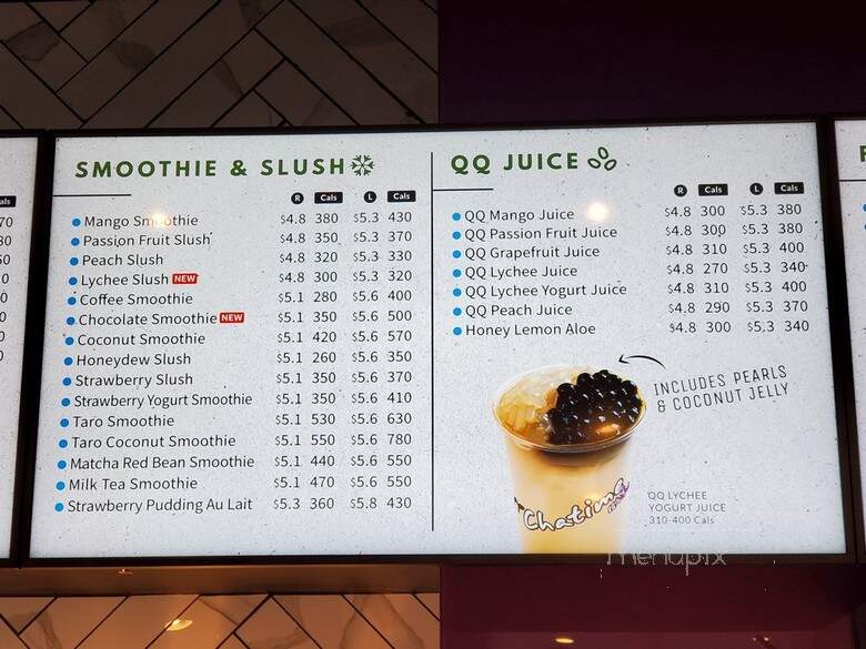 Chatime - Toronto, ON menu_pic