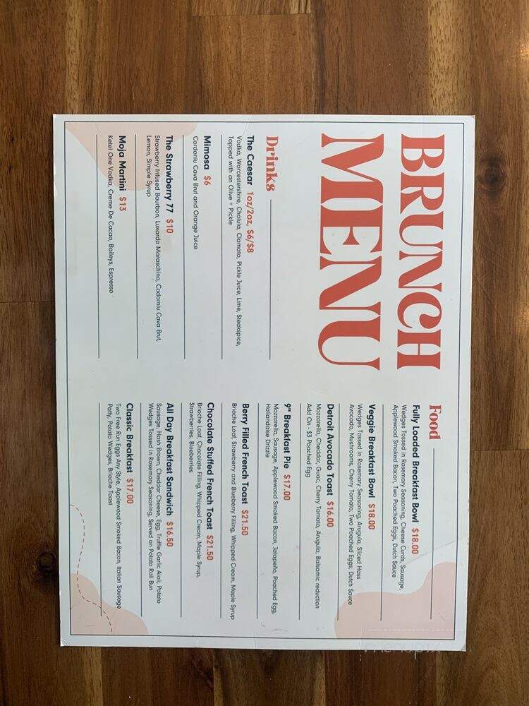 Community Taps + Pizza - Vancouver, BC menu_pic