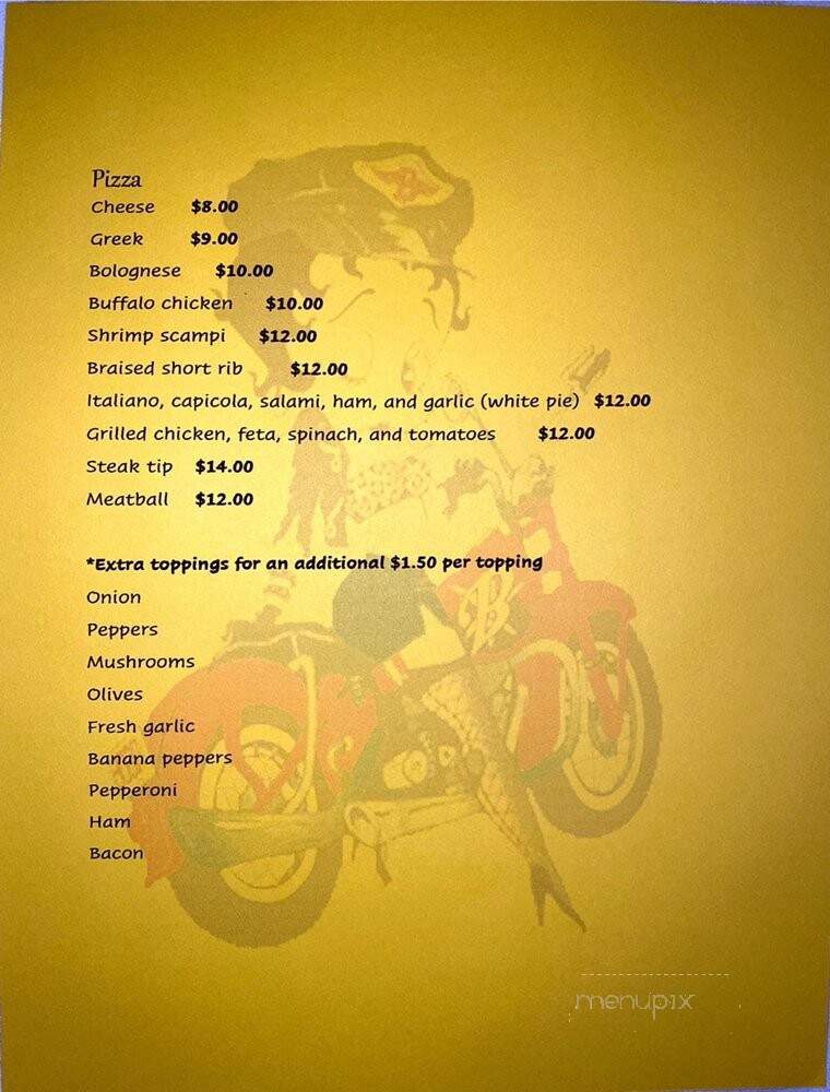 Fast Betty's Cafe - Brockton, MA menu_pic