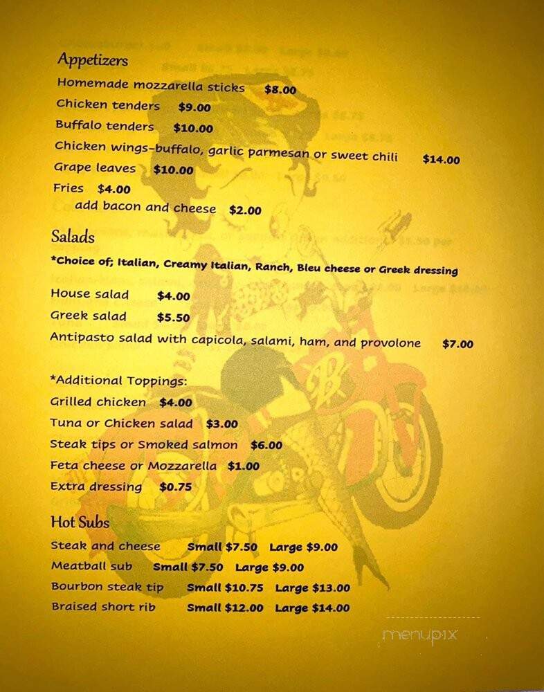 Fast Betty's Cafe - Brockton, MA menu_pic