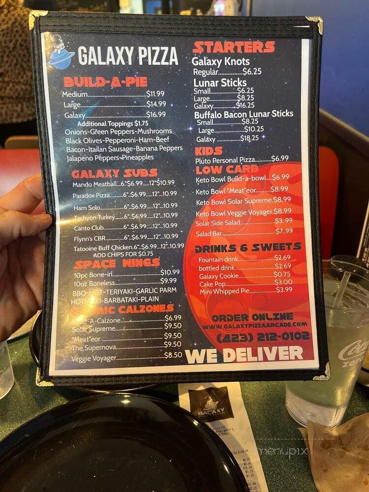 Galaxy Pizza - Kingsport, TN menu_pic