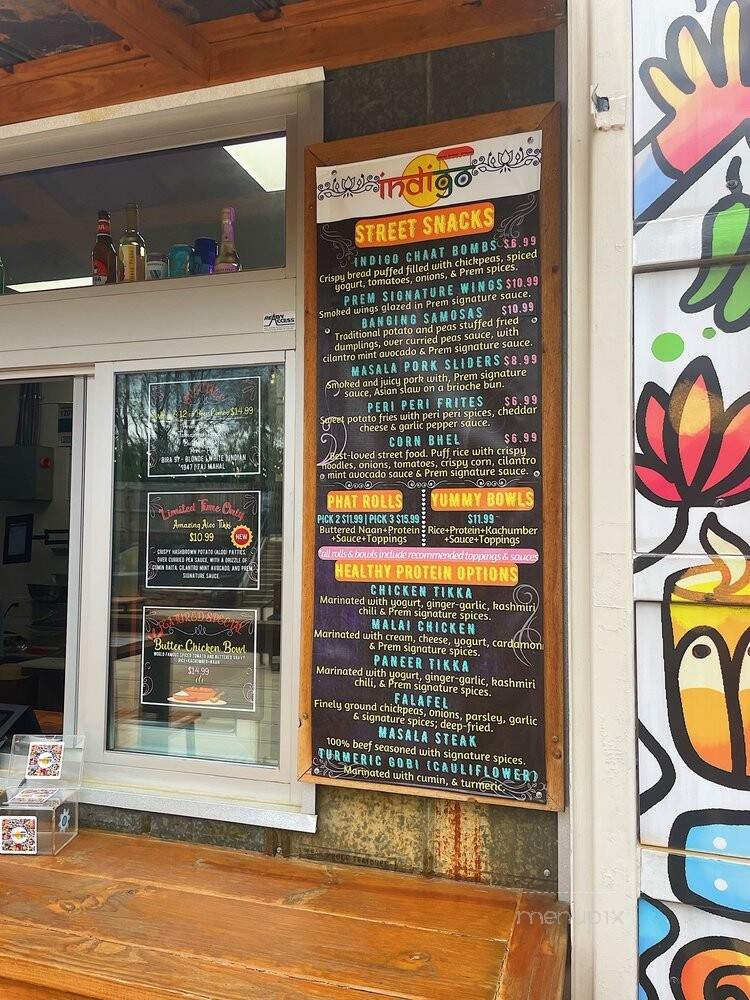 Indigo Kitchen - Easley, SC menu_pic
