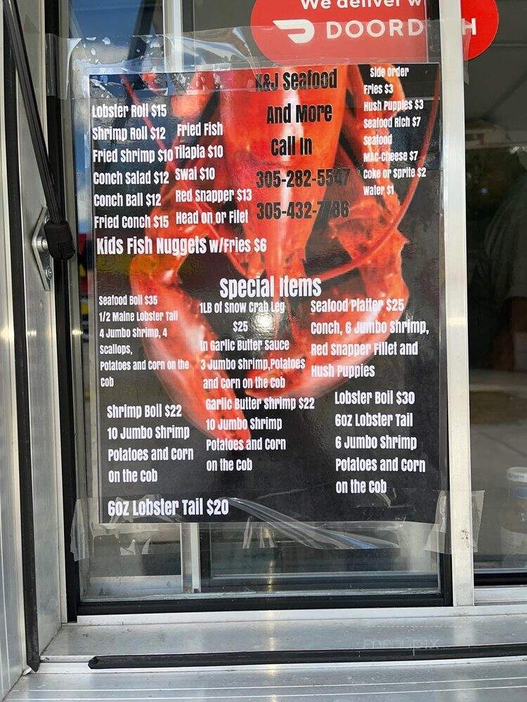 K & J Seafood and More - Fort Pierce, FL menu_pic