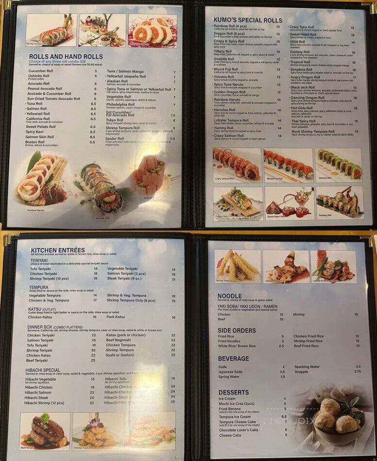 Kumo Sushi - New York, NY menu_pic