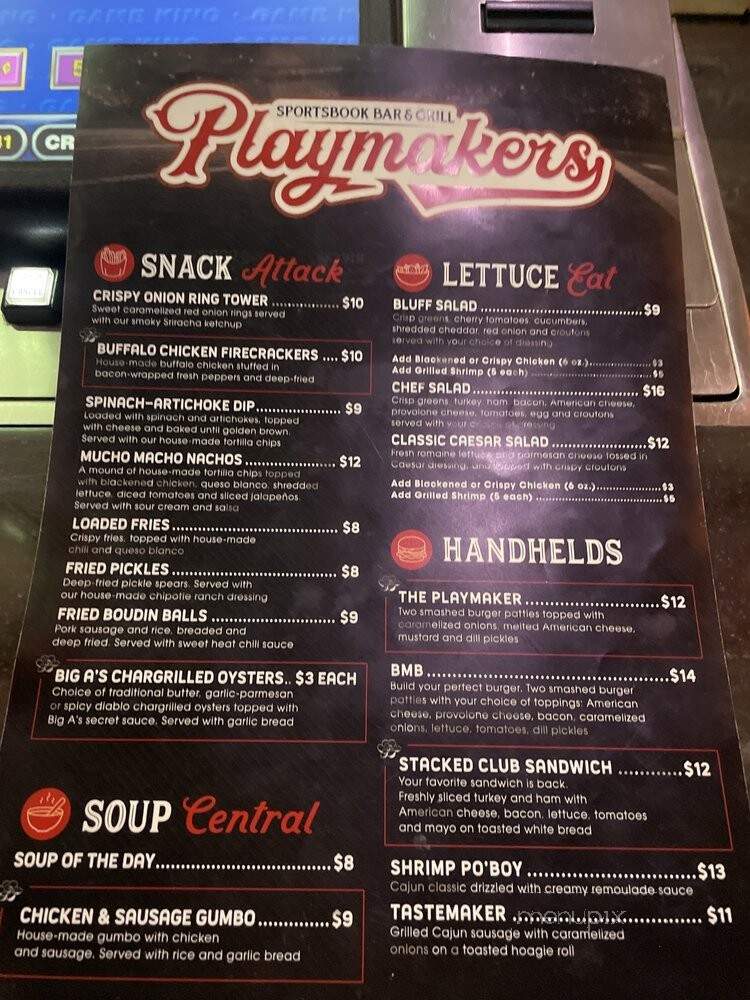 Magnolia Bluffs - Natchez, MS menu_pic