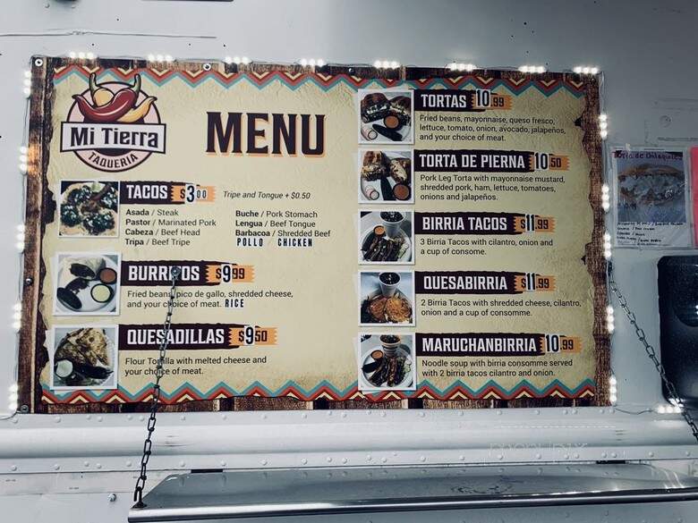 Mi Tierra Taqueria - Burnsville, MN menu_pic