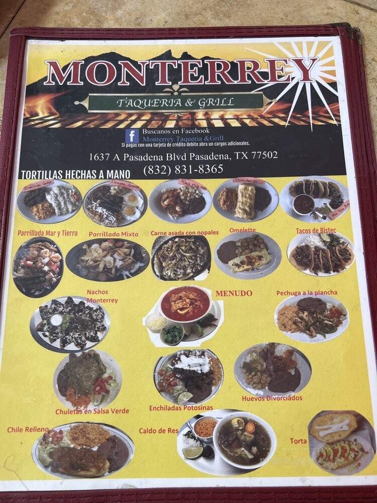 Monterrey Taqueria & Grill - Pasadena, TX