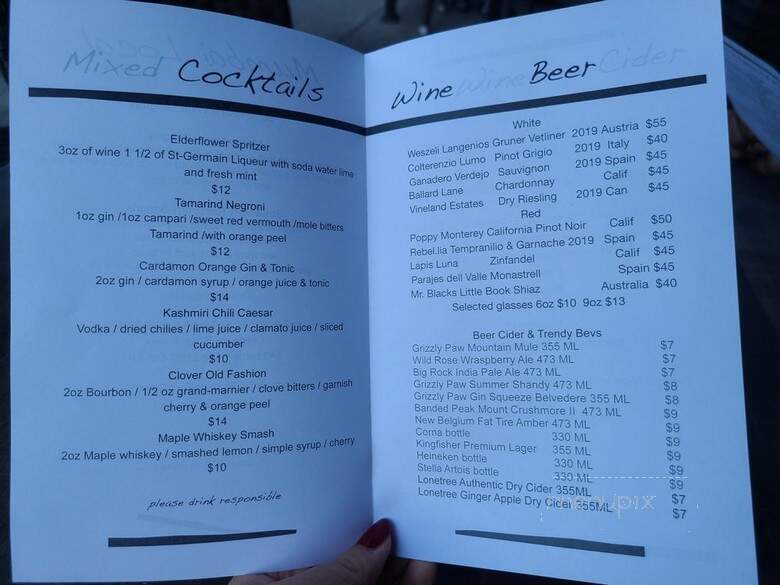 Mumbai Local - Canmore, AB menu_pic