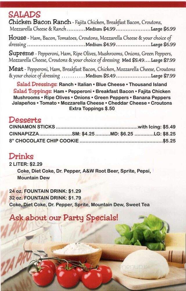 Pizza Pro - Lonoke, AR menu_pic
