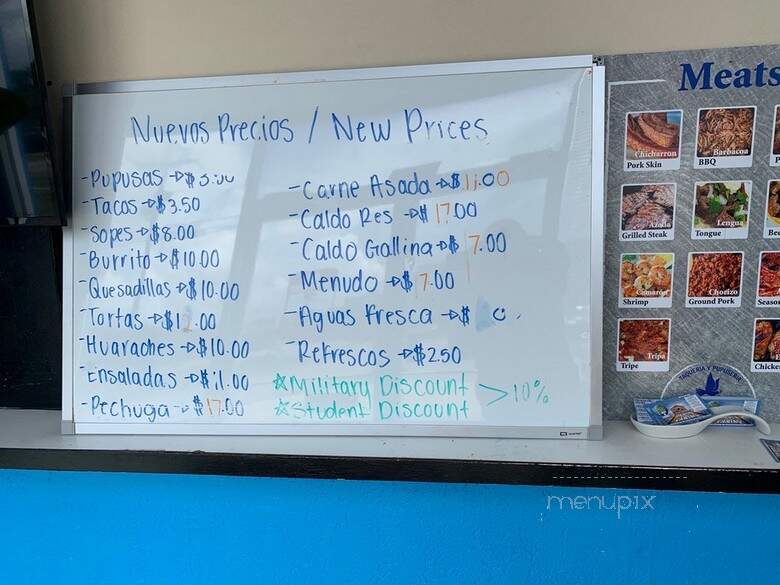 Pupuseria Y Taqueria La Bendiction - West Columbia, SC menu_pic