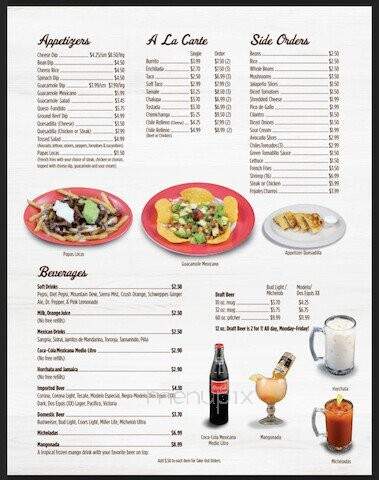 Ricardo's Mexican Restaurant & Taqueria - Goodlettsville, TN menu_pic