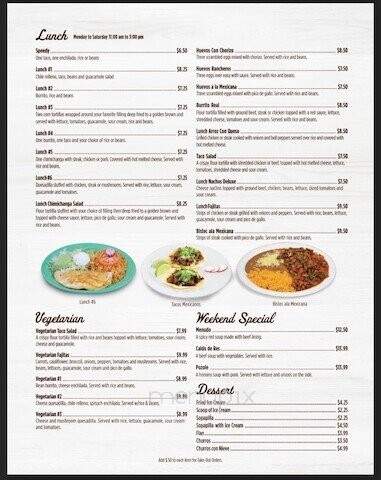 Ricardo's Mexican Restaurant & Taqueria - Goodlettsville, TN menu_pic