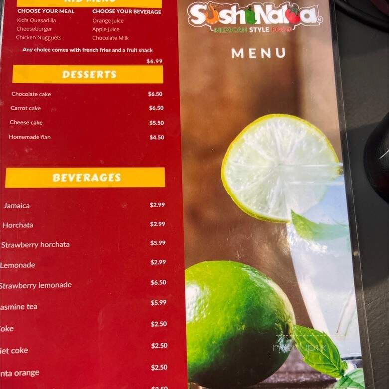 Sushinaloa - Provo, UT menu_pic