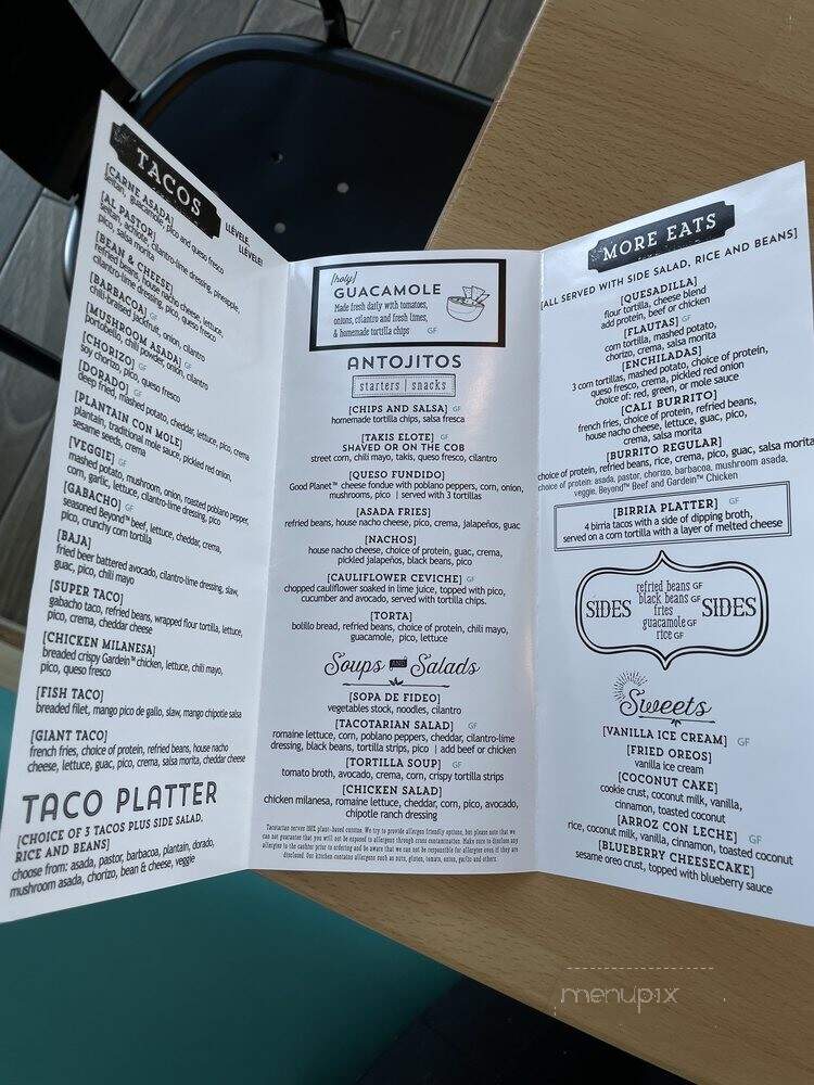 Tacotarian - Enterprise, NV menu_pic
