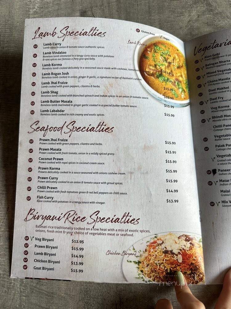 The Curry Pot - St. Catharines, ON menu_pic