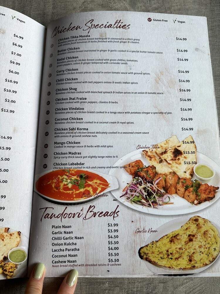 The Curry Pot - St. Catharines, ON menu_pic
