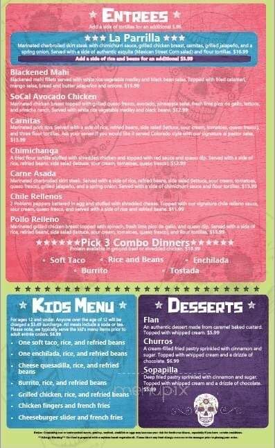 Cantina Louie - Saint Johns, FL menu_pic