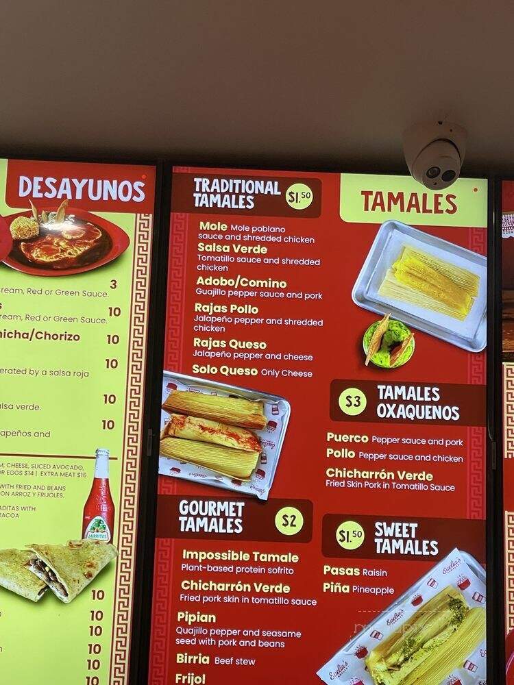 Evelia's Tamales Restaurant - Corona, NY menu_pic