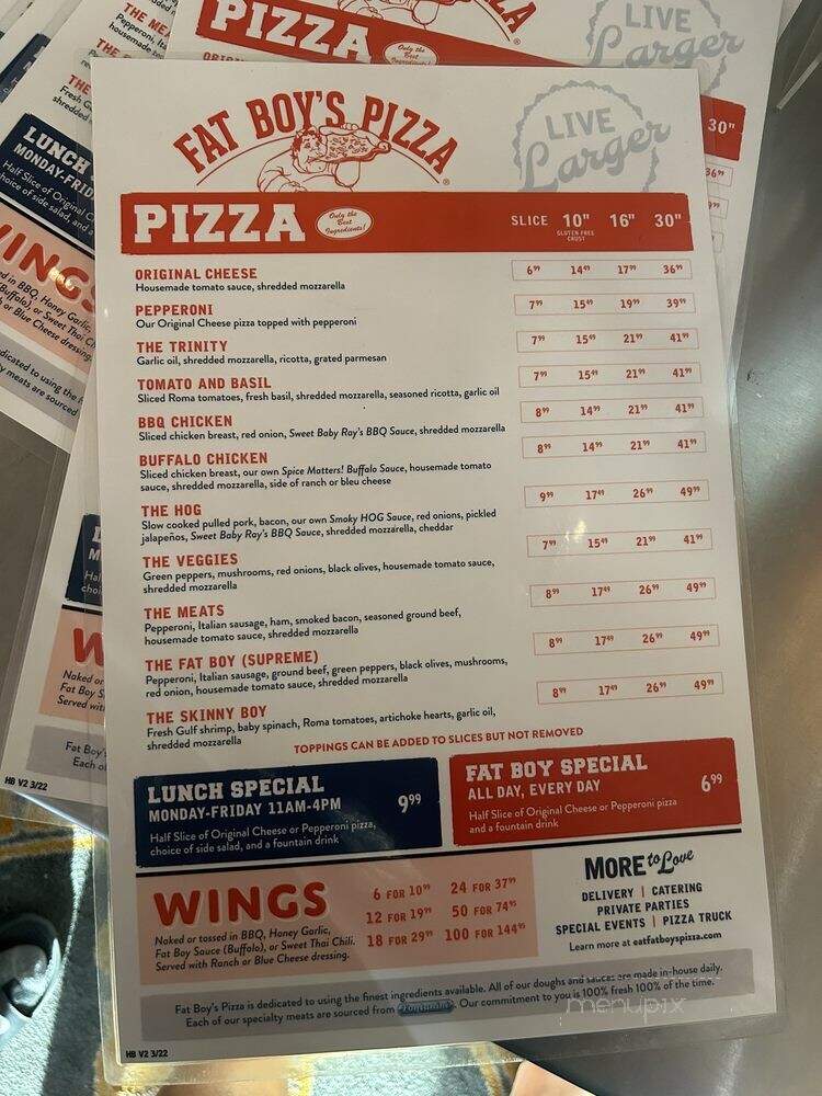 Fat Boy's Pizza - Hattiesburg, MS