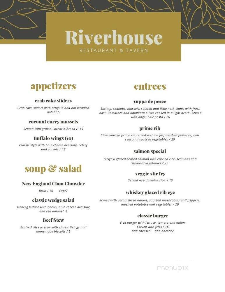 River House Restaurant - Stowe, VT