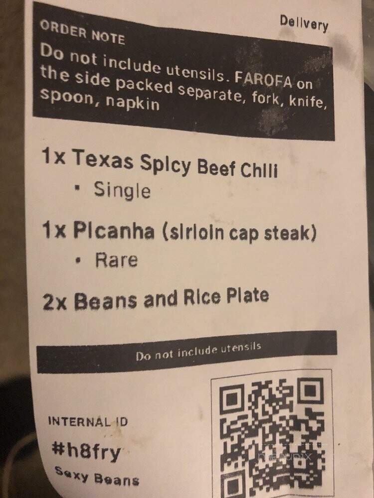 Sexy Beans - Culver City, CA menu_pic