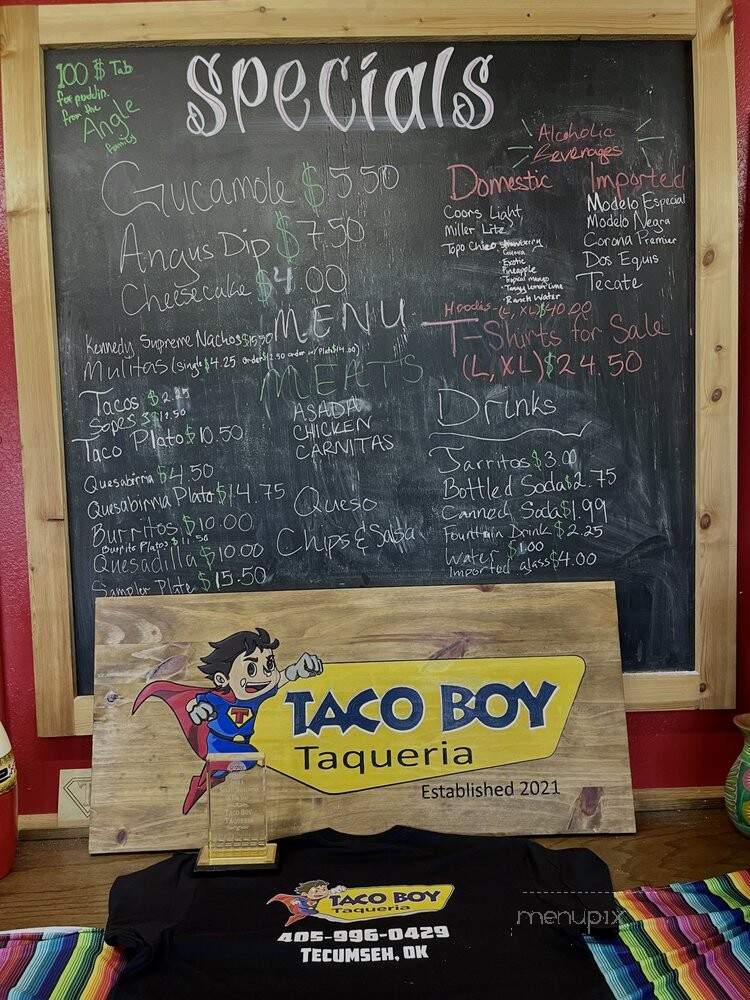 Taco Boy Taqueria - Tecumseh, OK