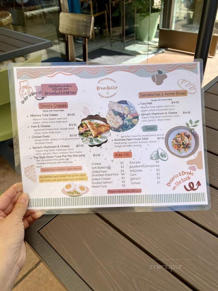 Brown Butter - Danville, CA menu_pic