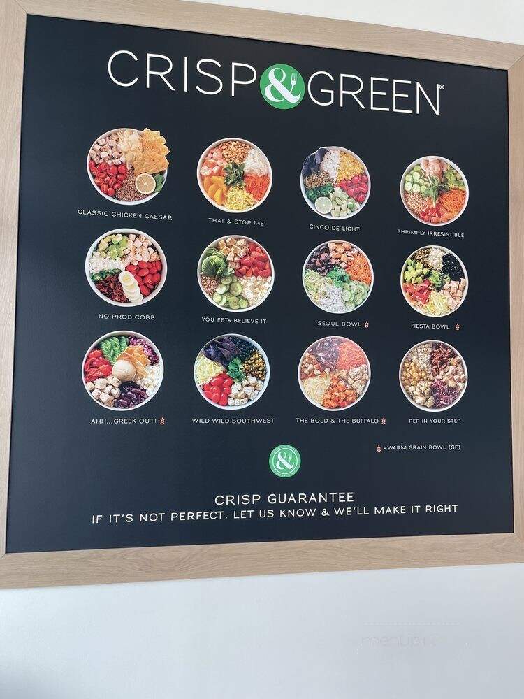 Crisp and Green - Rockwall, TX menu_pic